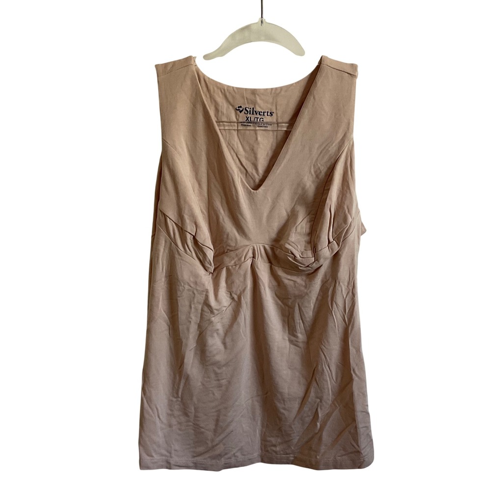 Silverts Adaptive Collection Tan Tank Top - Size XL - NEW